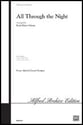 All Through the Night SSA choral sheet music cover